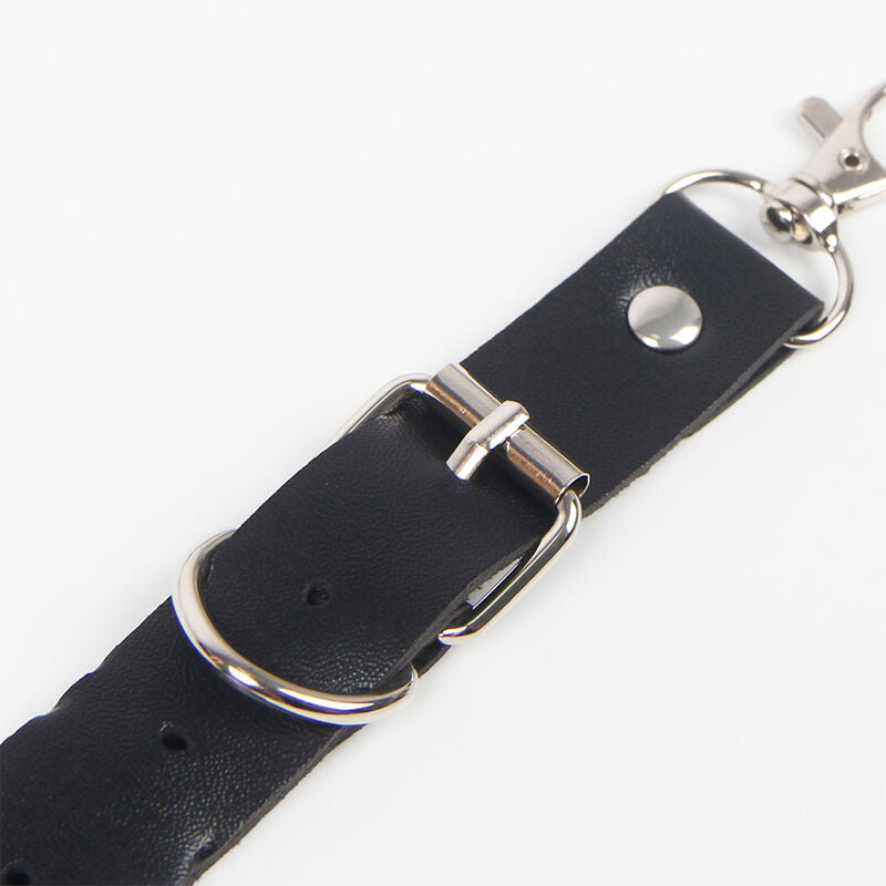 SUBBLIME - CEINTURE ET JARRETELLE AVEC ANNEAUX ET DÉTAIL CHAÎNE TAILLE UNIQUE