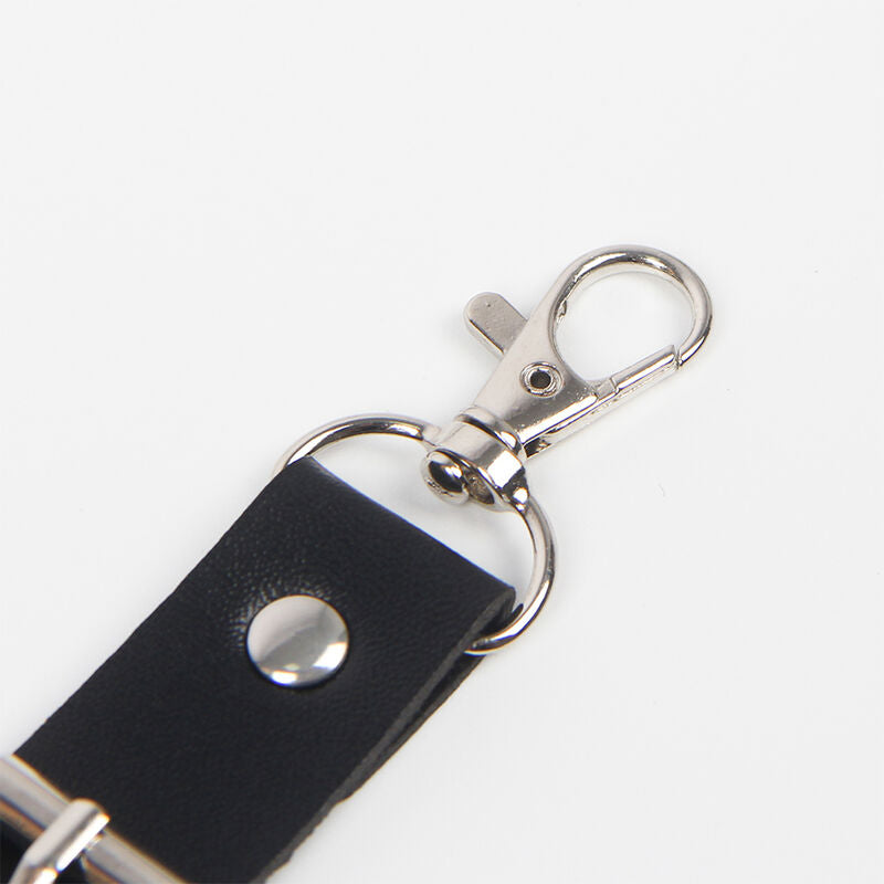 SUBBLIME - CEINTURE ET JARRETELLE AVEC ANNEAUX ET DÉTAIL CHAÎNE TAILLE UNIQUE