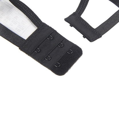 SUBBLIME - 3-TEILIGES SET BH + STRING + STRUMPFBAND AUS SPITZE SCHWARZ L/XL