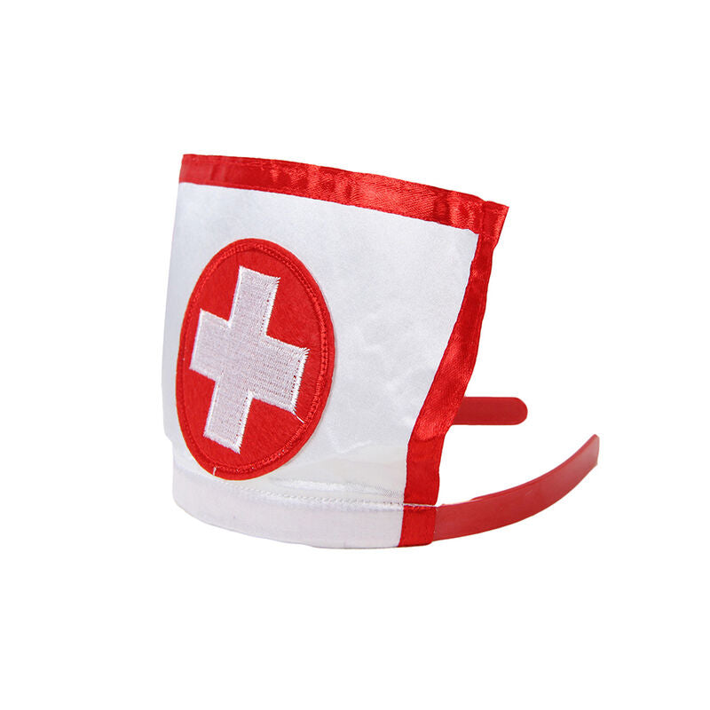 SUBBLIME - SEXY NURSE COSTUME WITH CROTCHLESS SLEEVES L/XL