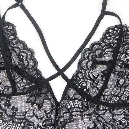 SUBBLIME - SPITZENBODY POLIZEIKOSTÜM SCHWARZ L/XL