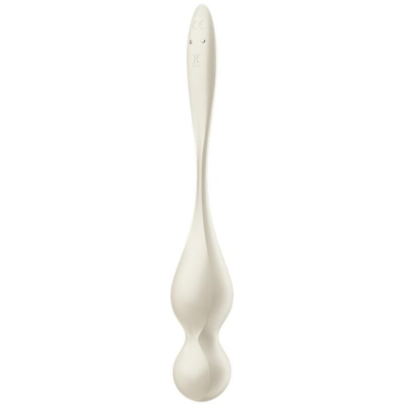 SATISFYER - Boules de Kegel vibrantes Love Birds blanches