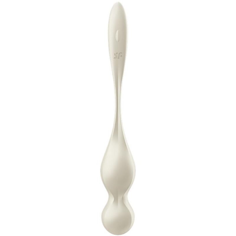 SATISFYER - Boules de Kegel vibrantes Love Birds blanches
