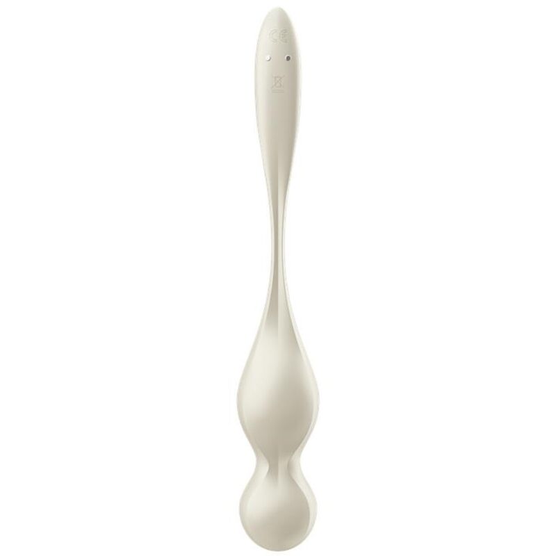 SATISFYER - Boules de Kegel vibrantes Love Birds blanches