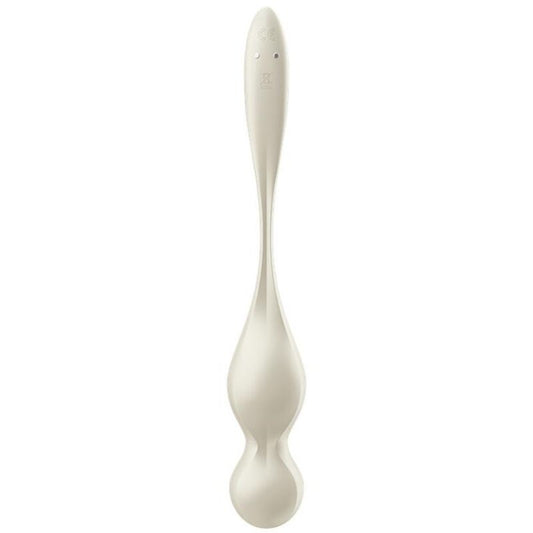 SATISFYER - Boules de Kegel vibrantes Love Birds blanches