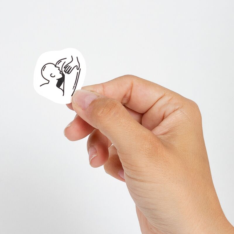 SECRET PLAY - LOT DE 10 TATOUAGES TEMPORAIRES DE LA COLLECTION KINKY