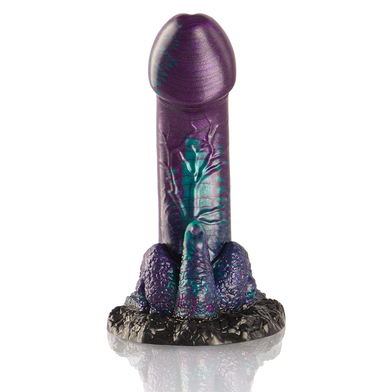 EPIC - BASILISK DILDO DOUBLE PLAISIR ÉCAILLEUX, PETITE TAILLE