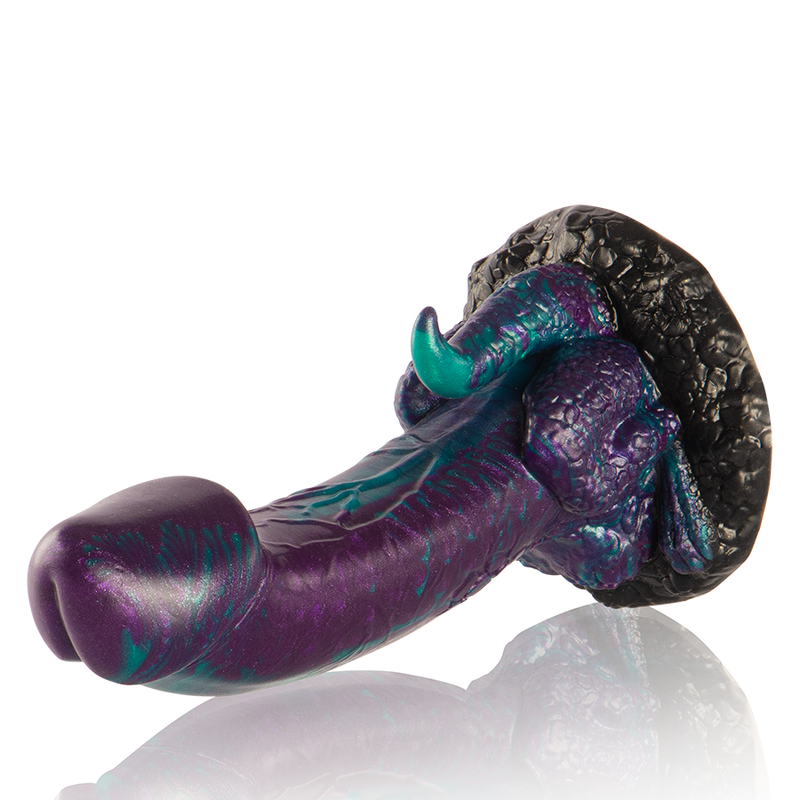 EPIC - BASILISK DILDO DOUBLE PLAISIR ÉCAILLEUX, PETITE TAILLE