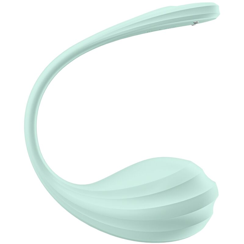 SATISFYER - STIMULATEUR DE POINT G SMOOTH PETAL EAU VERT APPLICATION GRATUITE