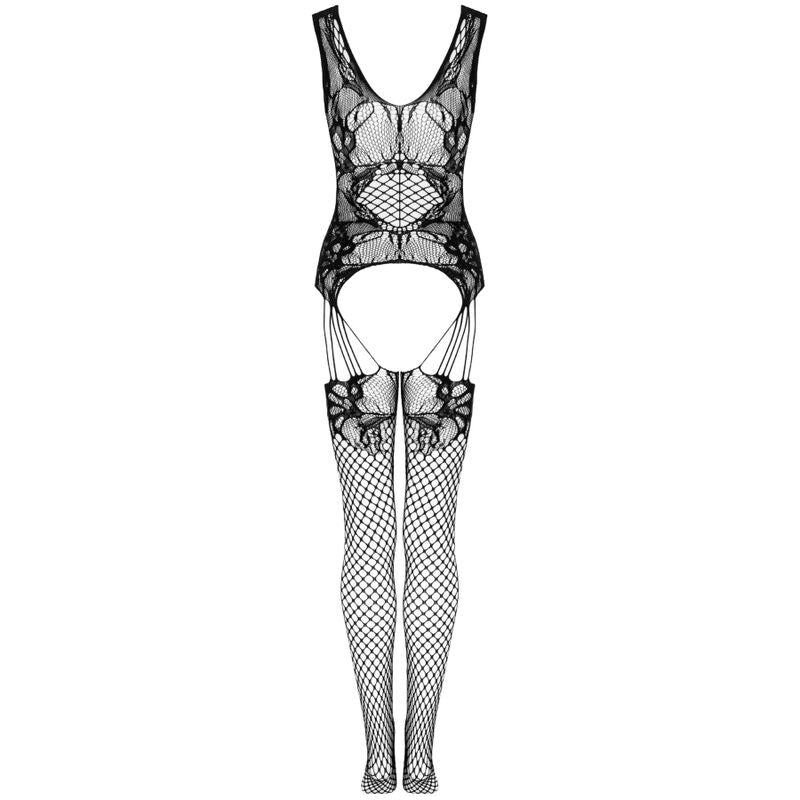 LIVCO CORSETTI FASHION - JULOVE BODYSTOCKING ZWART ONE SIZE