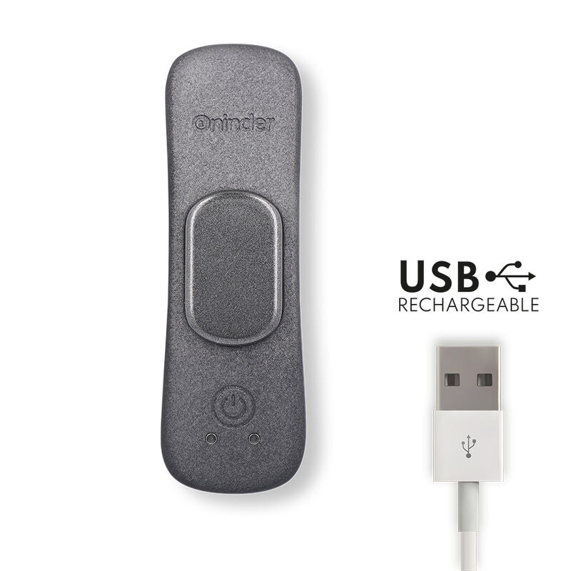 ONINDER - MANILA PANTY VIBRATEUR RECHARGEABLE 9 VITESSES 9,6 CM X 2,6 CM - APPLICATION GRATUITE