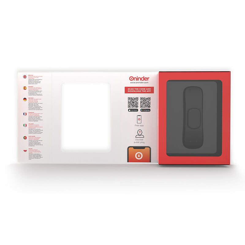 ONINDER - MANILA PANTY VIBRATEUR RECHARGEABLE 9 VITESSES 9,6 CM X 2,6 CM - APPLICATION GRATUITE