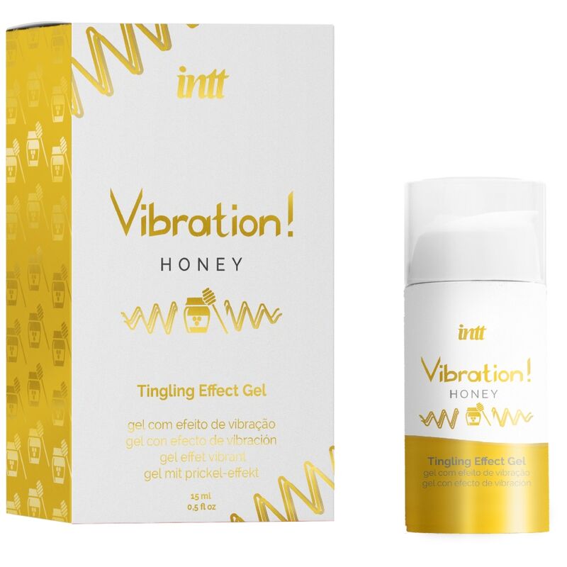 INTT - GEL VIBRATEUR LIQUIDE AU MIEL, STIMULANT INTIMATIF PUISSANT 15 ML