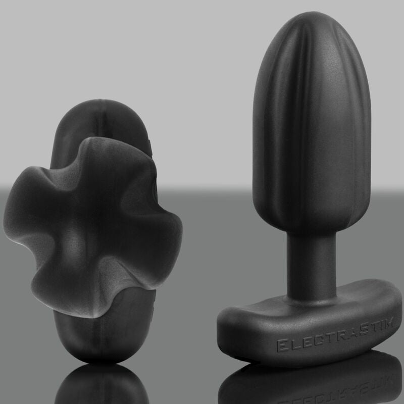ELECTRASTIM - PLUG ANAL TARTARUS QUADRIPOLAIRE SILICONE NOIR