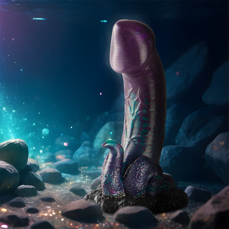 EPIC - BASILISK DILDO DOUBLE PLAISIR ÉCAILLEUX, PETITE TAILLE