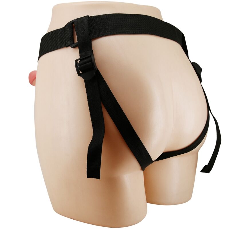 PRETTY LOVE - MAVIS HARNESS UNIVERSAL SLIP MET DILDO 19 CM NATUURLIJK