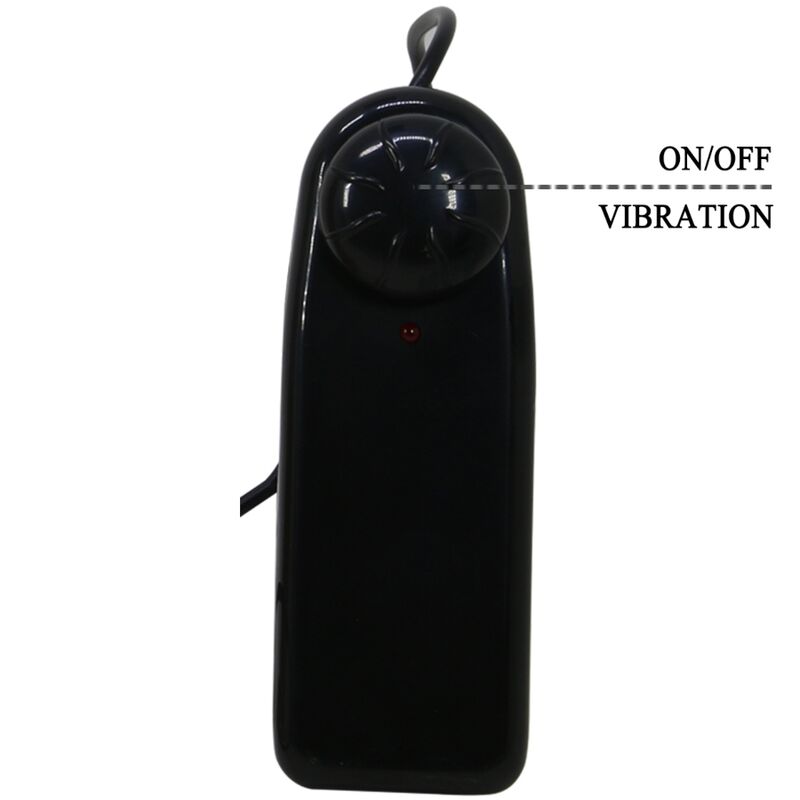 PRETTY LOVE - HARNAIS MARION SLIP UNIVERSEL AVEC GODE VIBRANT 19 CM MARRON