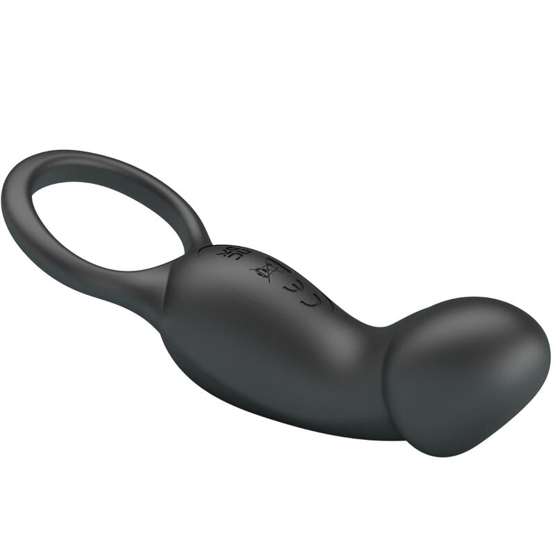 PRETTY LOVE - WARREN BLACK ANALRING & VIBRATOR