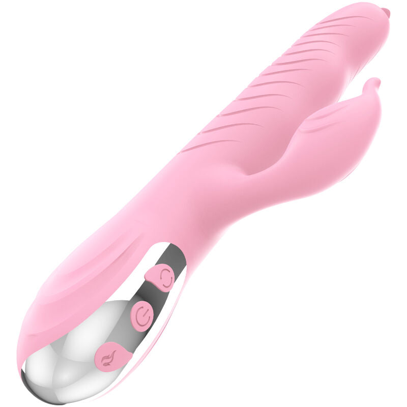 ARMONY - MARCIA VIBRATOR &amp; KEELVERWARMEND DUBBELE TONGEFFECT ROZE