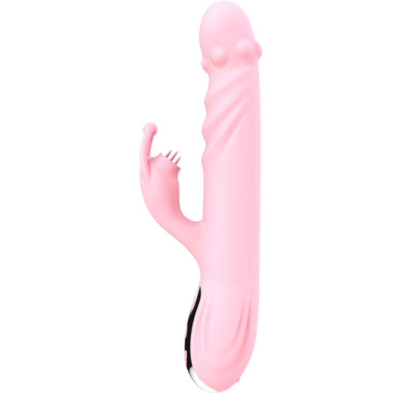 ARMONY - COMPLETE TONGUE VIBRATOR WITH STIMULATING TONGUE PINK HEAT EFFECT