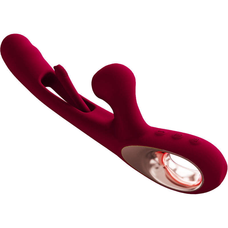 ARMONY - IMPACT SWING VIBRATOR &amp; DUBBELE STIMULATOR MODEL 2 BORDEAUX