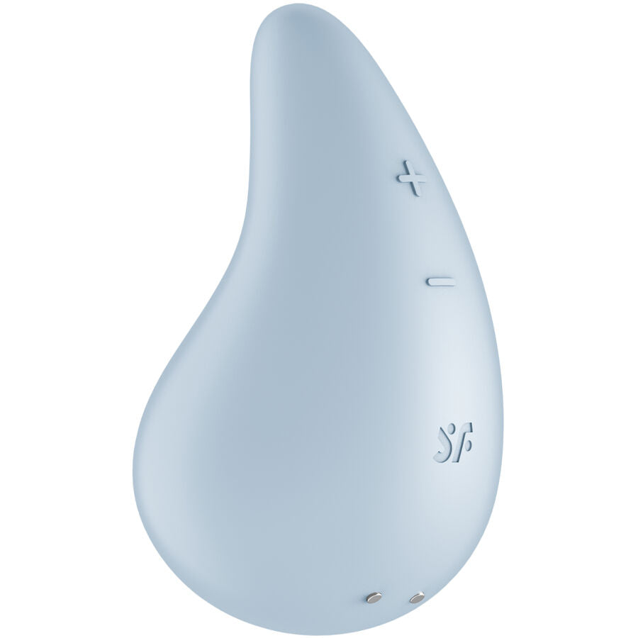 SATISFYER - VIBRATEUR DEW DROP LAY ON BLUE