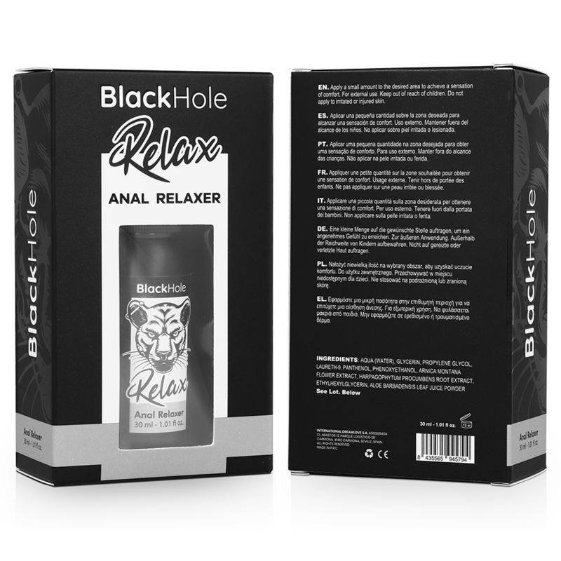 BLACK HOLE - SPRAY RELAXATION ANALE EXPLORER 30 ML