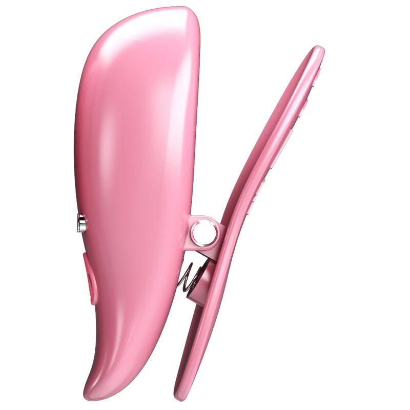 PRETTY LOVE - BLAD VIBRERENDE TEPELKLEMMEN ROZE