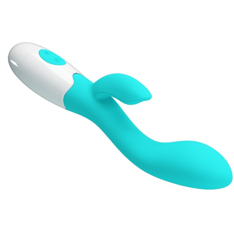 PRETTY LOVE - VIBRATEUR POINT G LUMINEUX, VERT AQUA