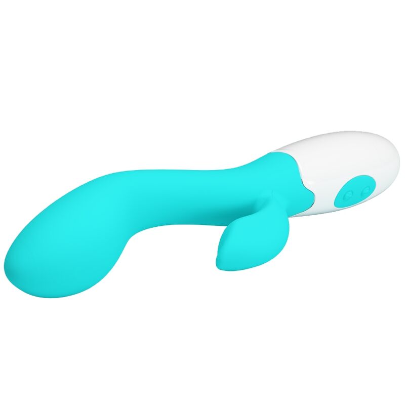 PRETTY LOVE - VIBRATEUR POINT G LUMINEUX, VERT AQUA