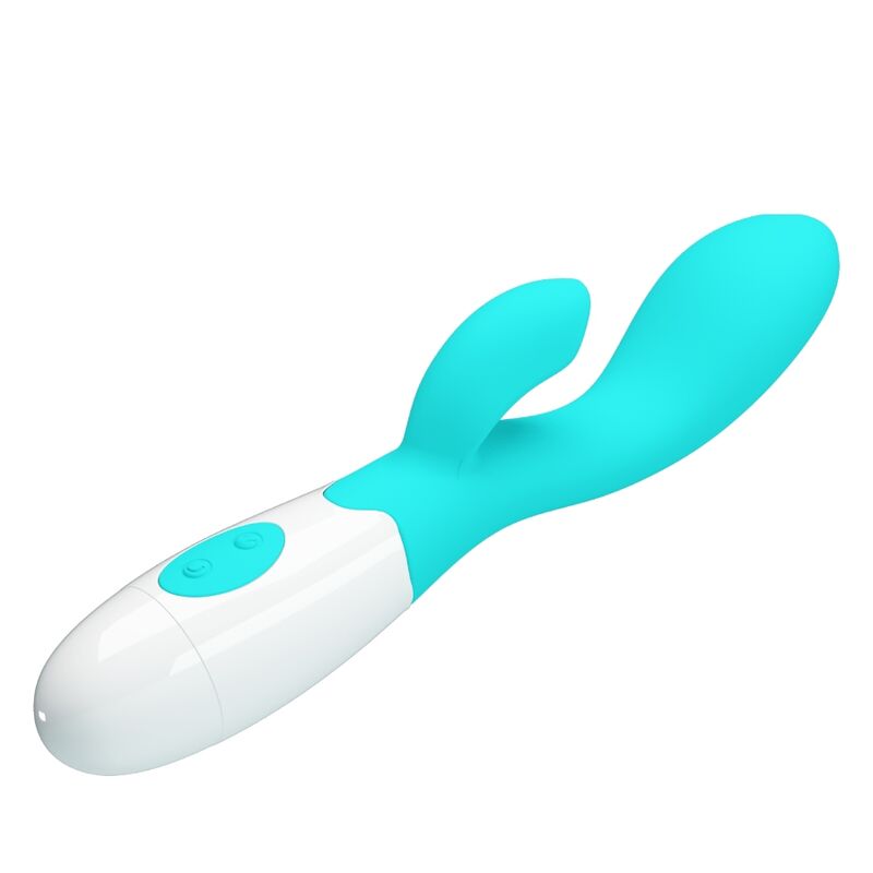 PRETTY LOVE - VIBRATEUR POINT G LUMINEUX, VERT AQUA