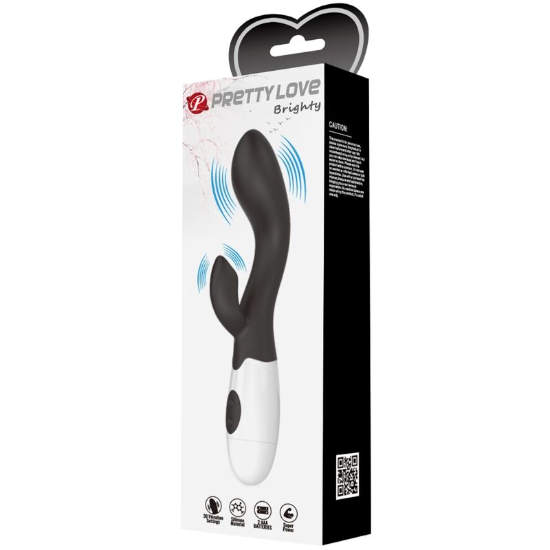 PRETTY LOVE - VIBRATEUR POINT G LUMINEUX NOIR