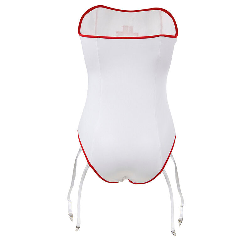 SUBBLIME - SEXY KRANKENSCHWESTER KOSTÜM MIT TEDDY L/XL