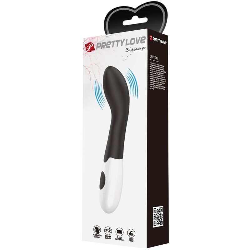 PRETTY LOVE - BISHOP G-SPOT VIBRATOR 30 MODI ZWART