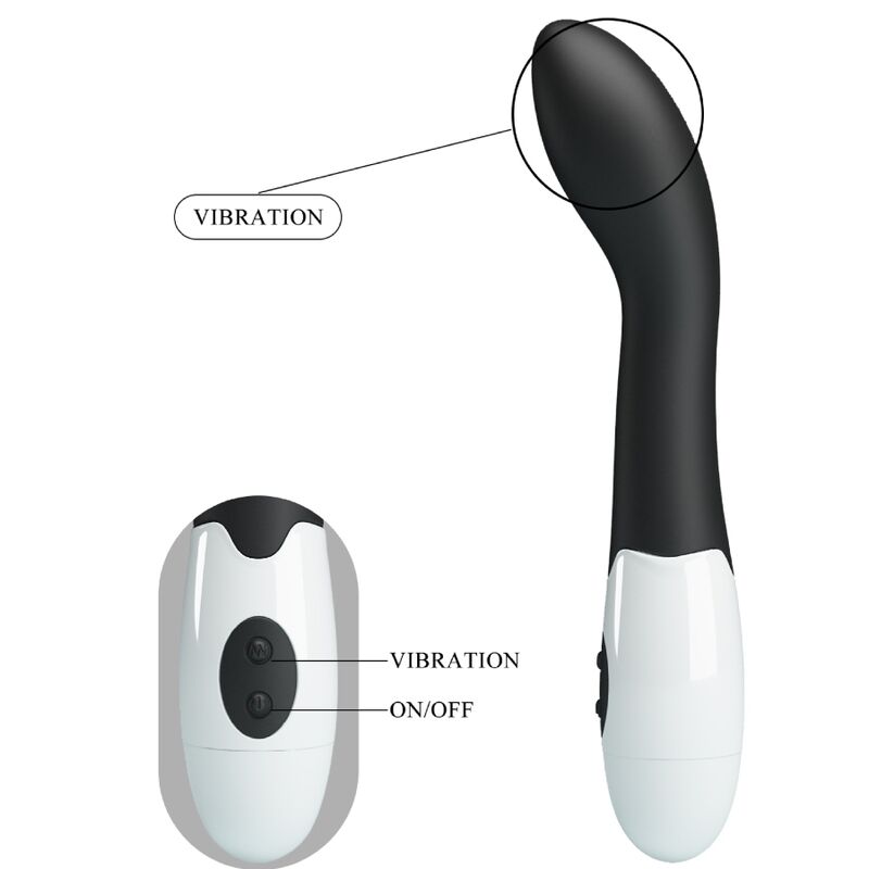 PRETTY LOVE - BISHOP G-SPOT VIBRATOR 30 MODI ZWART