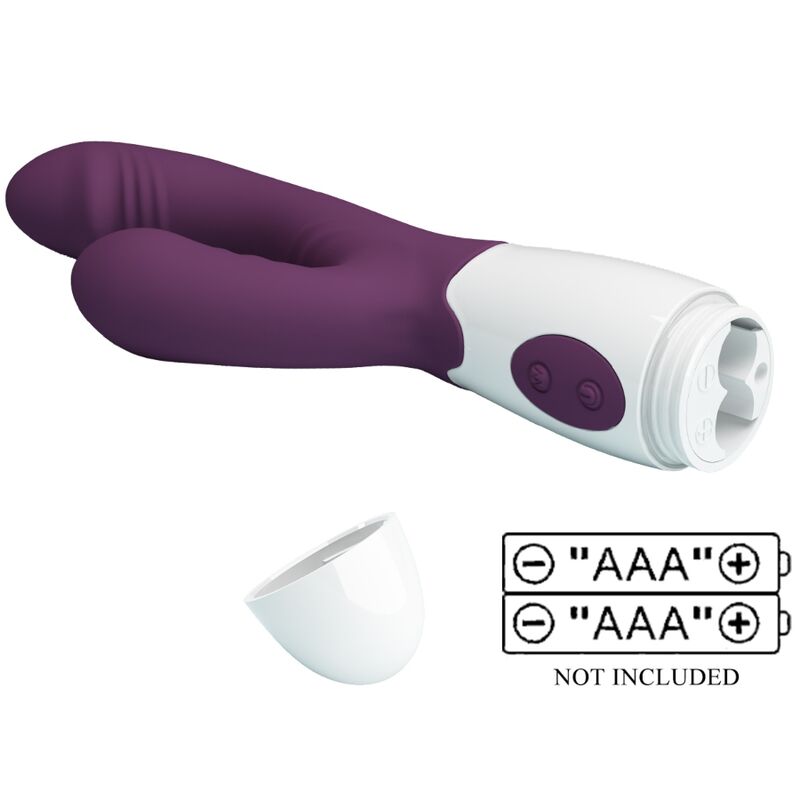 PRETTY LOVE - ANDRE RABBIT VIBRATEUR ET STIMULATEUR DE POINT G VIOLET