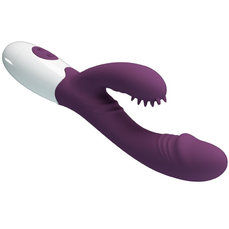 PRETTY LOVE - ANDRE RABBIT VIBRATEUR ET STIMULATEUR DE POINT G VIOLET