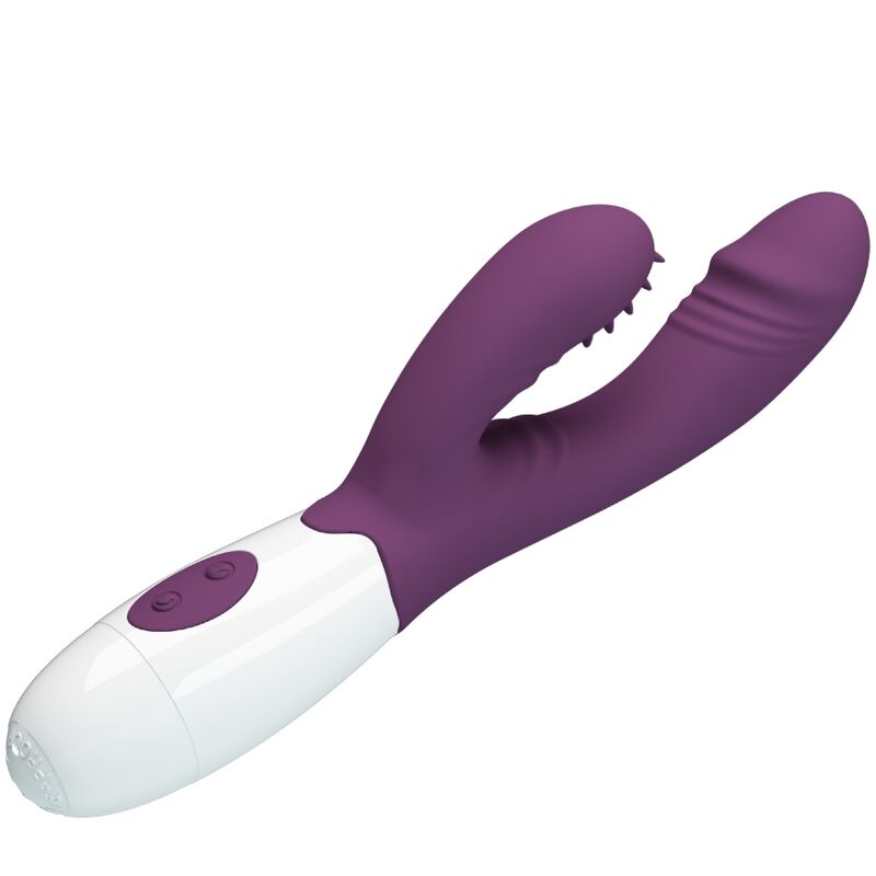 PRETTY LOVE - ANDRE RABBIT VIBRATEUR ET STIMULATEUR DE POINT G VIOLET