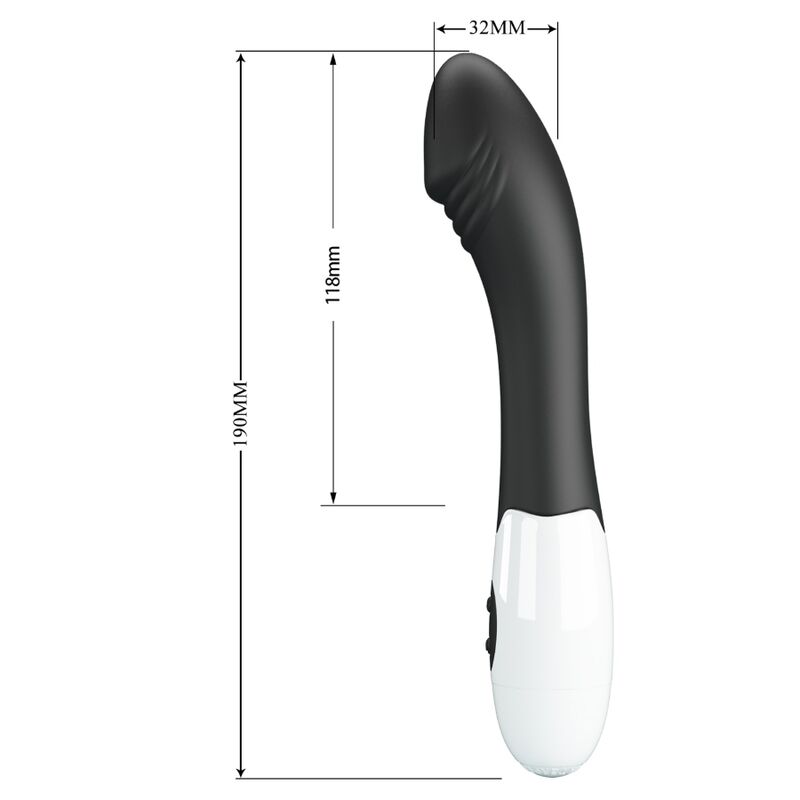 PRETTY LOVE - ELEMENTAL G-SPOT VIBRATOR 30 MODI ZWART