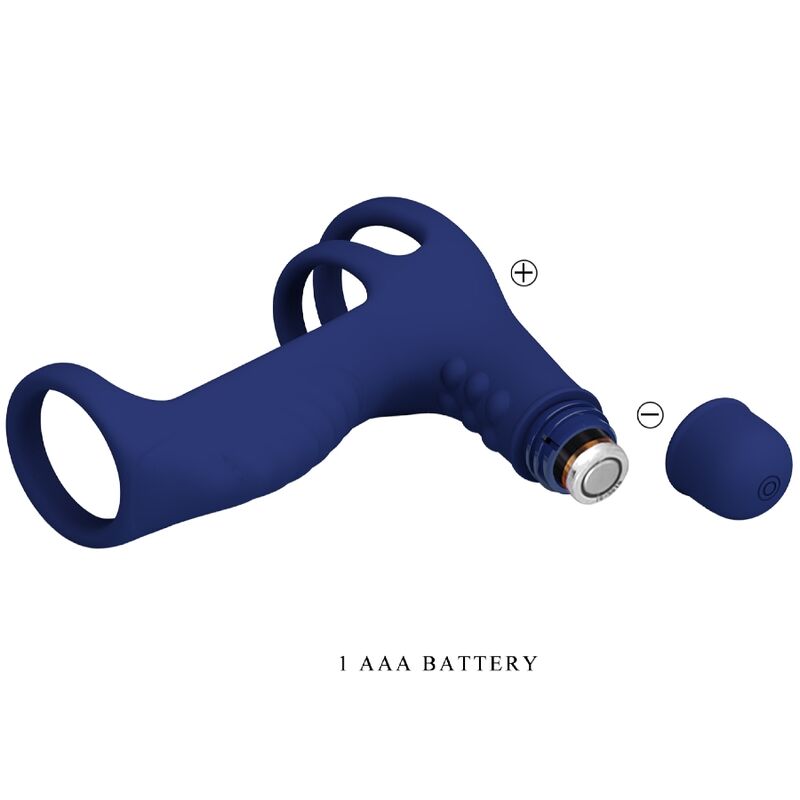 PRETTY LOVE - BAGUE VIBRANTE ELISH AVEC RALLONGE BLEU