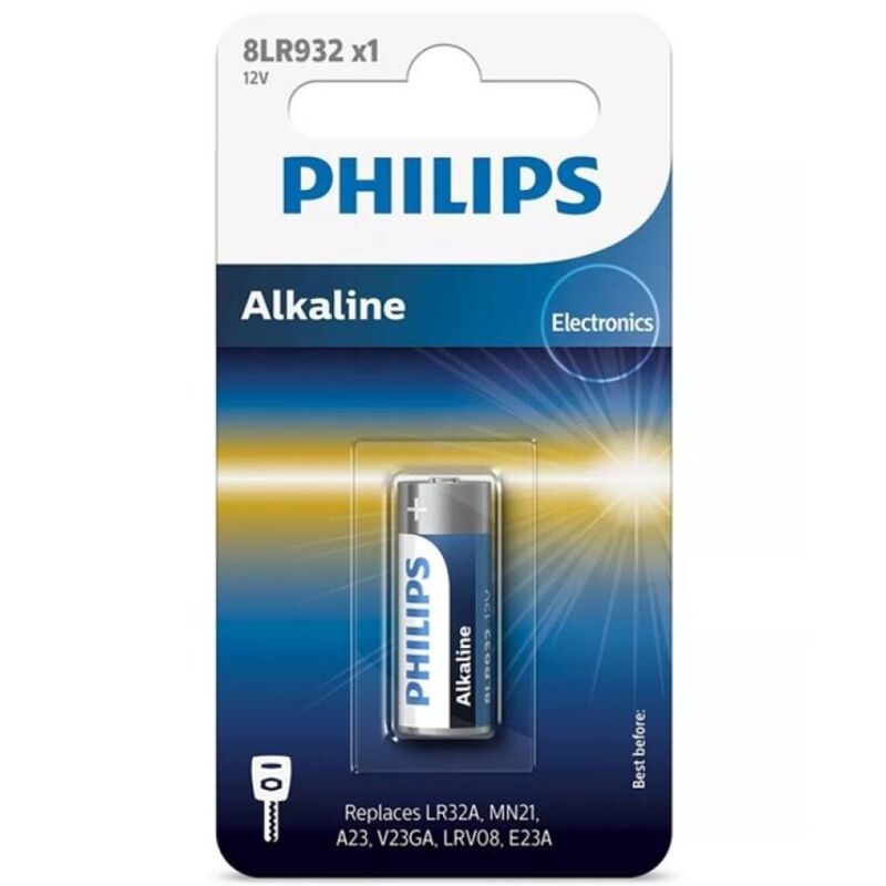 PHILIPS - PILE ALCALINE 12 V LR23A MN21 8LR932 BLISTER*1