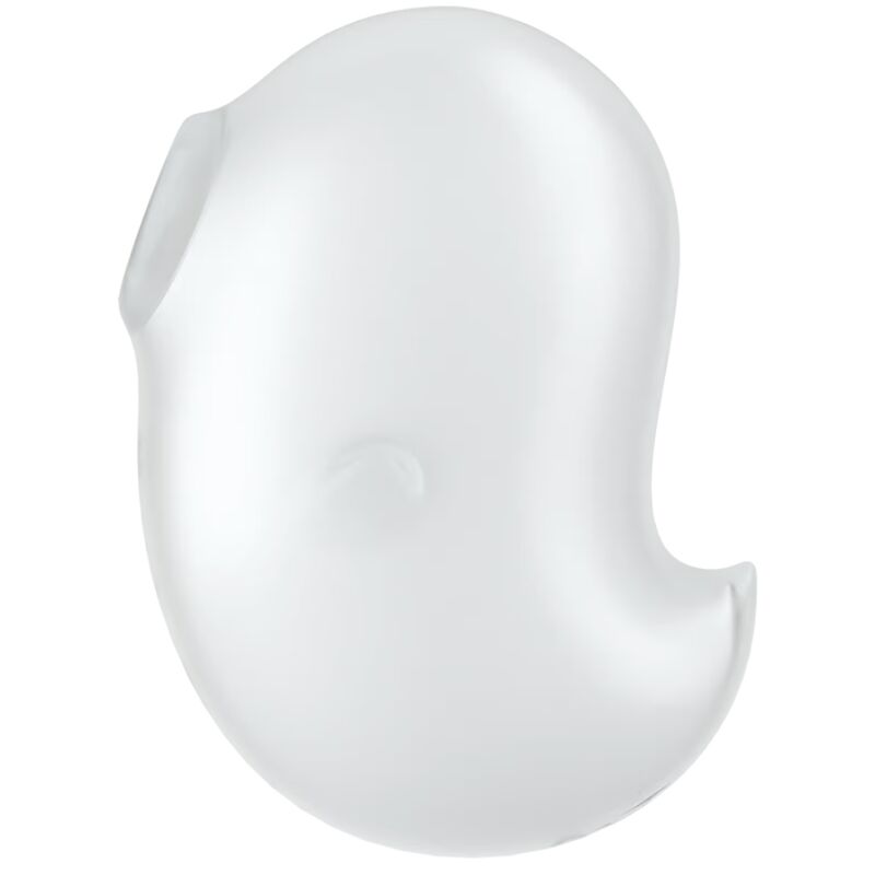 SATISFYER - CUTIE GHOST VIBRATEUR À POSER BLANC