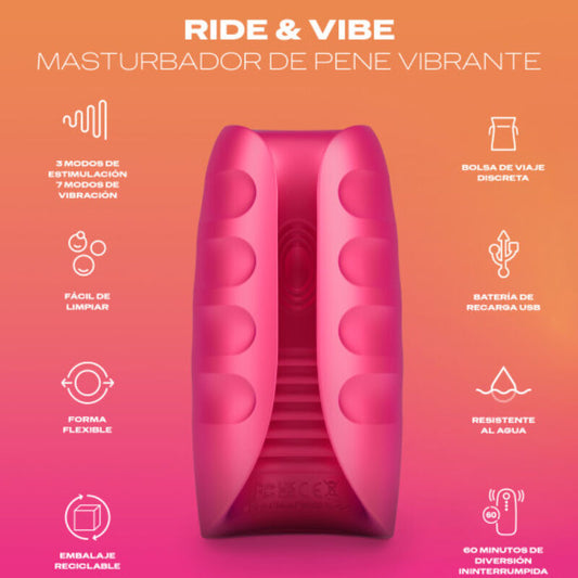 DUREX TOY RIDE &amp; VIBE VIBRATEUR MASTURBATEUR