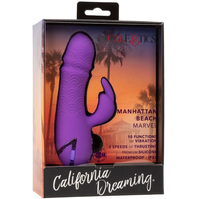 CALEXOTICS - MANHATTAN BEACH MARVEL VIBRATEUR LAPIN VIOLET PAR CALIFORNIA DREAMING