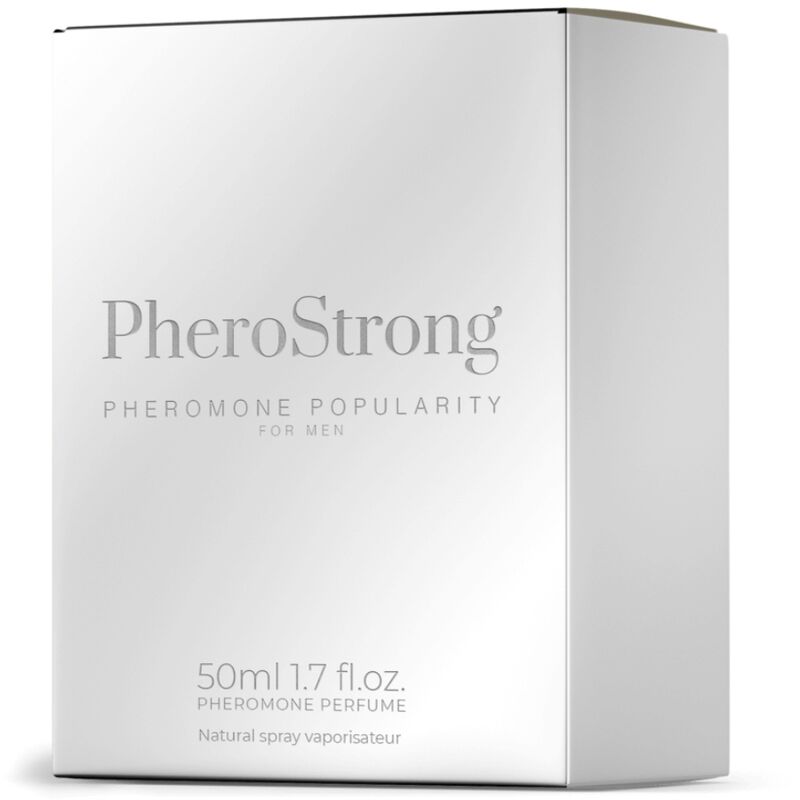 PHEROSTRONG - PARFUM AUX PHÉROMONES POPULARITÉ POUR HOMMES 50 ML