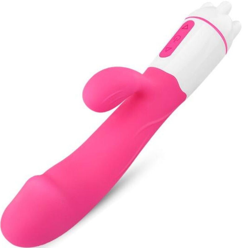 ARMONY - VIBRATEUR HAPPY ET STIMULATEUR FUCHSIA RECHARGEABLE