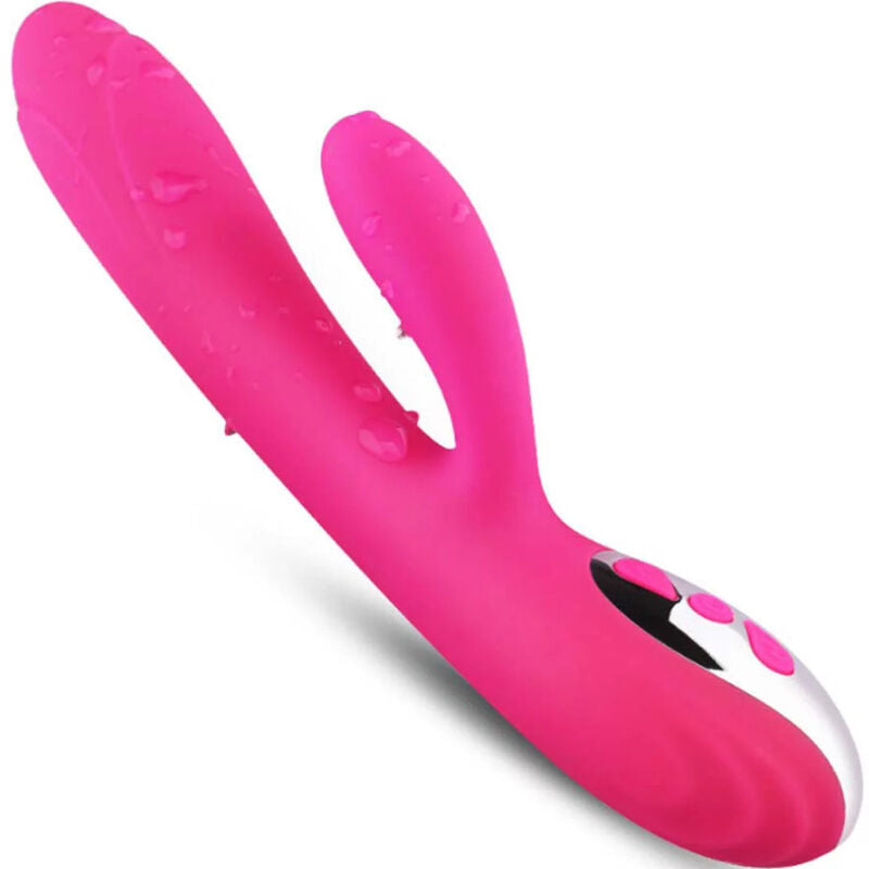 ARMONY - VIBRATEUR ET STIMULATEUR FLEXIBLE AVEC EFFET CHALEUR FUCHSIA