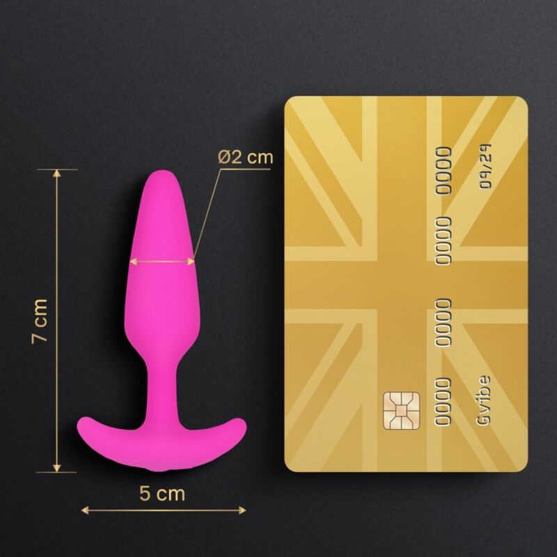 G-VIBE - GPLUG VIBRATOR ANAL PLUG XS FUCHSIA