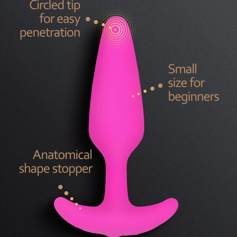 G-VIBE - GPLUG VIBRATOR ANAL PLUG XS FUCHSIA