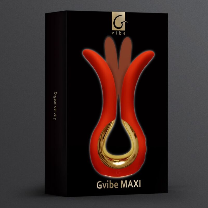 G-VIBE - GVIBE MAXI VIBRATOR MET TWEE FLEXIBELE TIPS KORAAL